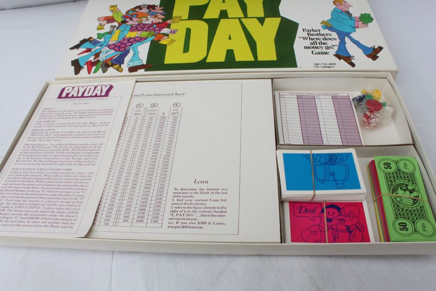 Pay Day Parker Brother Game 1975 [Photo 3]