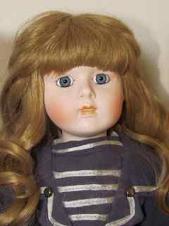 Large Porcelain Doll Boy / Girl Sailor Set [Photo 3]