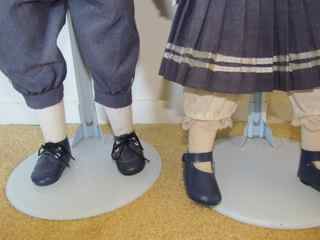 Large Porcelain Doll Boy / Girl Sailor Set [Photo 2]