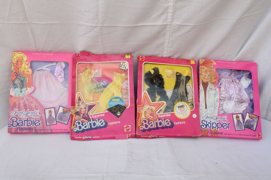 Barbie Fashions Superstar And Jewel Secrets Skipper New In Box Mattel 1976, 1977, 1986 [Photo 1]