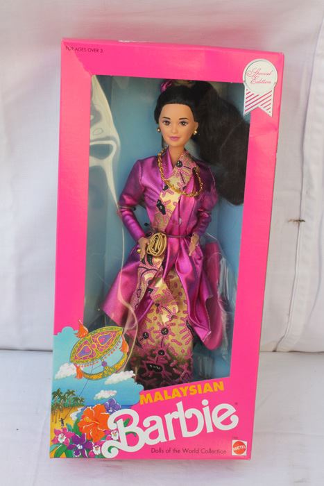 Malaysian Barbie Mattel New In Box 1990