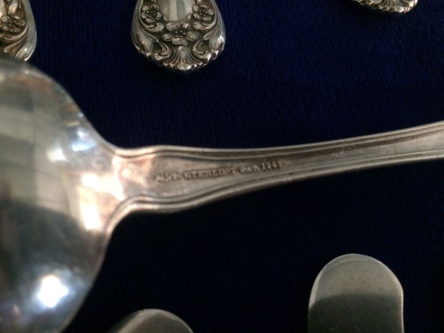 91-Piece Alvin Sterling Silver Flatware Set - STARTING BID IS 85% OF MELT VALUE! [Photo 25]