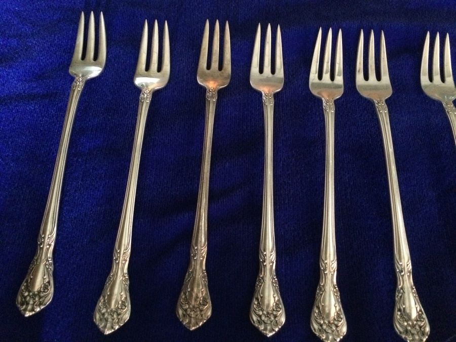 91-Piece Alvin Sterling Silver Flatware Set - STARTING BID IS 85% OF ...