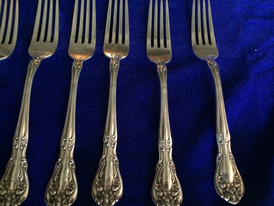 91-Piece Alvin Sterling Silver Flatware Set - STARTING BID IS 85% OF ...