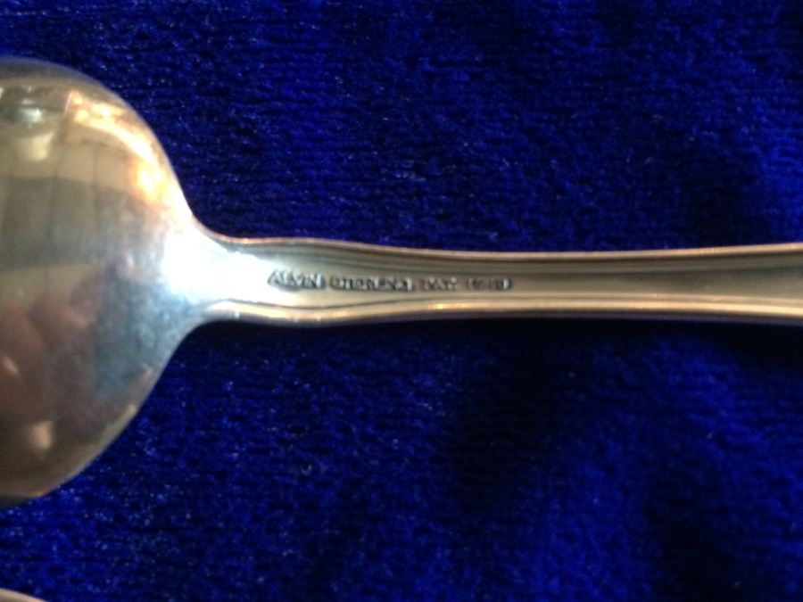 91-Piece Alvin Sterling Silver Flatware Set - STARTING BID IS 85% OF MELT VALUE! [Photo 24]