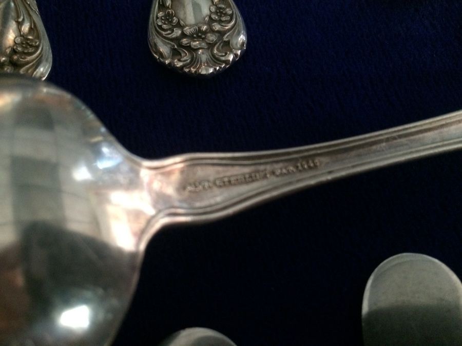 91-Piece Alvin Sterling Silver Flatware Set - STARTING BID IS 85% OF MELT VALUE! [Photo 2]