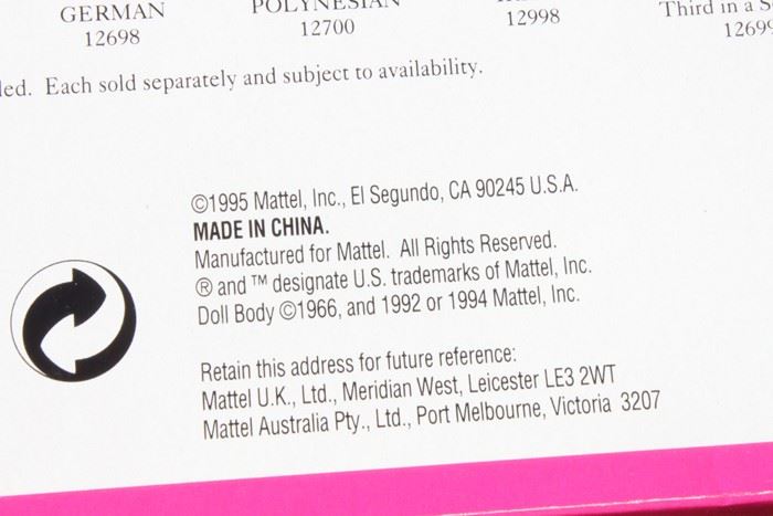 Mexican Barbie Mattel New In Box 1995 [Photo 4]