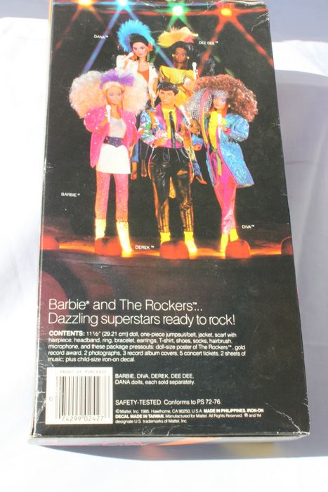 Barbie And The Rockers DIVA Mattel New In Box 1985 [Photo 3]