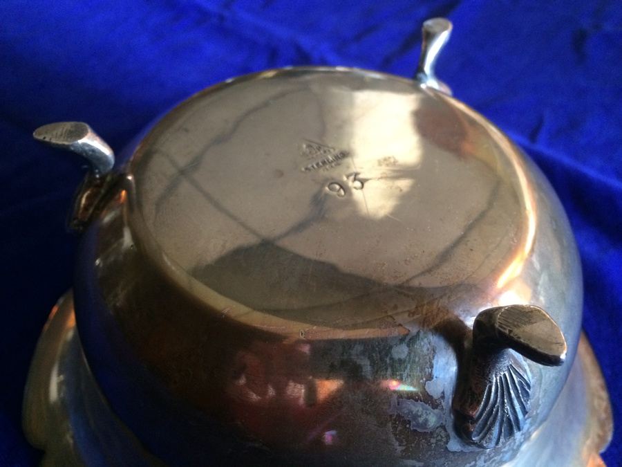 Mexican Sterling Silver Footed Bowl [Photo 6]