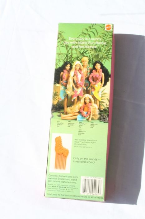 Island Fun Barbie Mattel New In Box 1987 [Photo 3]