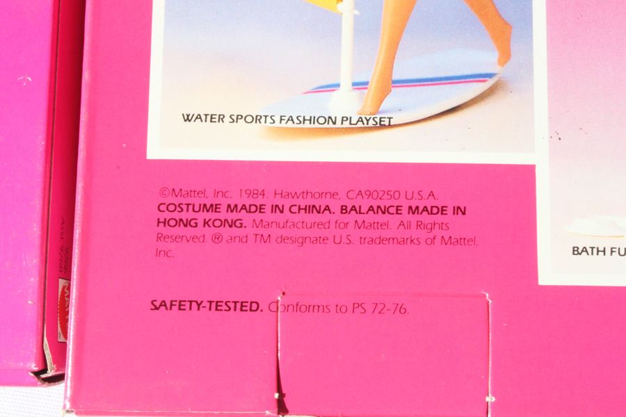 Barbie Water Sports Fashion Playset And Bath Fun Fashion Playset New In Box 1984 [Photo 3]