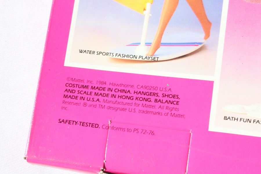 Barbie Water Sports Fashion Playset And Bath Fun Fashion Playset New In Box 1984 [Photo 4]