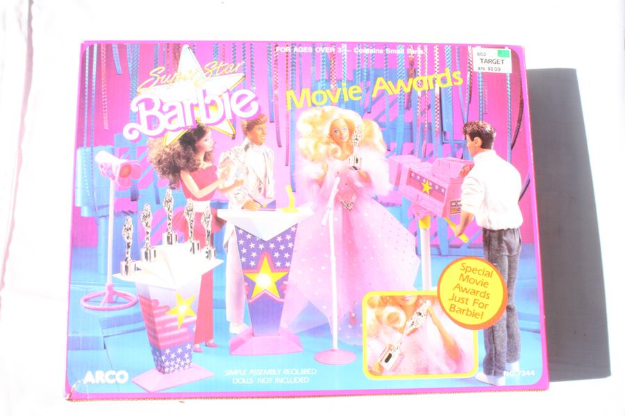 Super Star Barbie Movie Awards Playset New In Box 1988 [Photo 1]