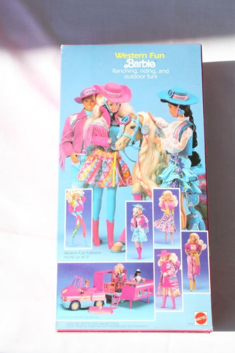 Western Fun Barbie Doll Mattel New In Box 1989 [Photo 3]