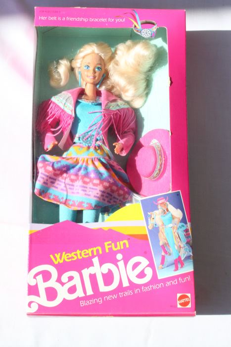 Western Fun Barbie Doll Mattel New In Box 1989 [Photo 1]