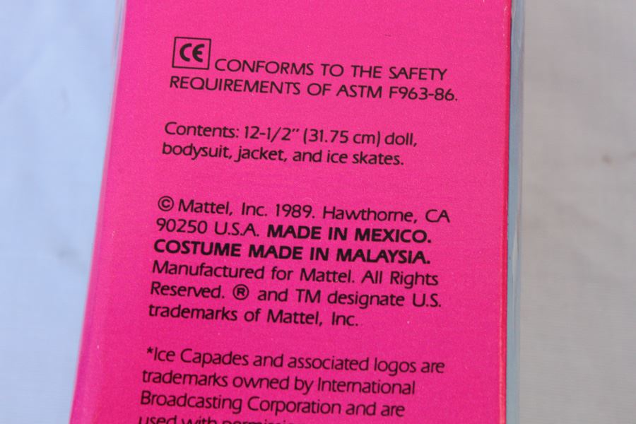 Ken Doll Ice Capades Skating Partner Of Barbie Mattel New In Box 1989 [Photo 4]