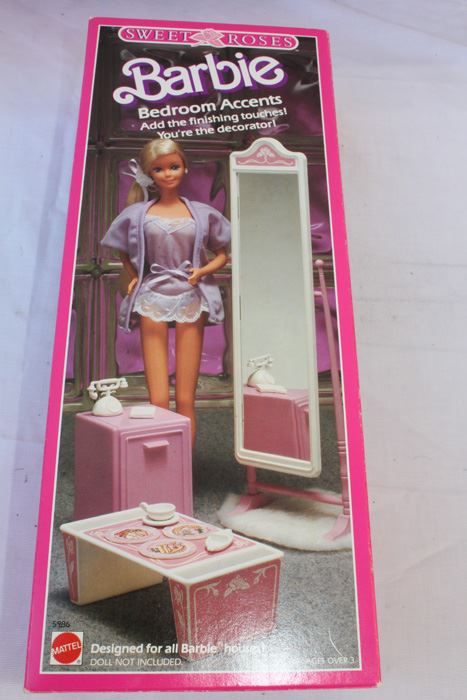 Sweet Roses Barbie Bedroom Accents Mattel New In Box 1987 [Photo 1]