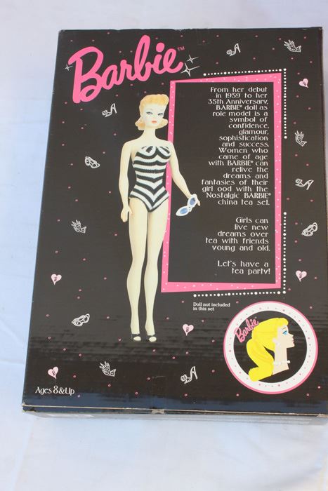 Barbie 35th Anniversary Limited Edition Tea Set New In Box Mattel 1994 [Photo 3]