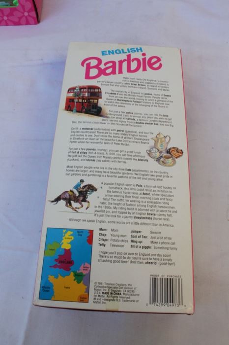 English Barbie Mattel New In Box 1991 [Photo 3]