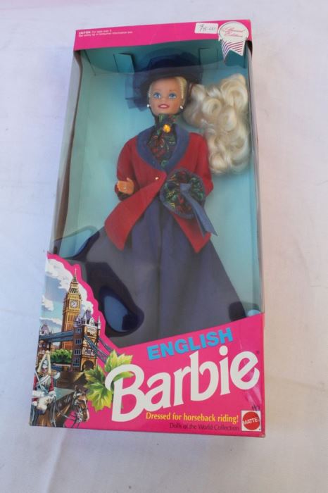 English Barbie Mattel New In Box 1991