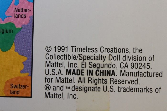 English Barbie Mattel New In Box 1991 [Photo 4]