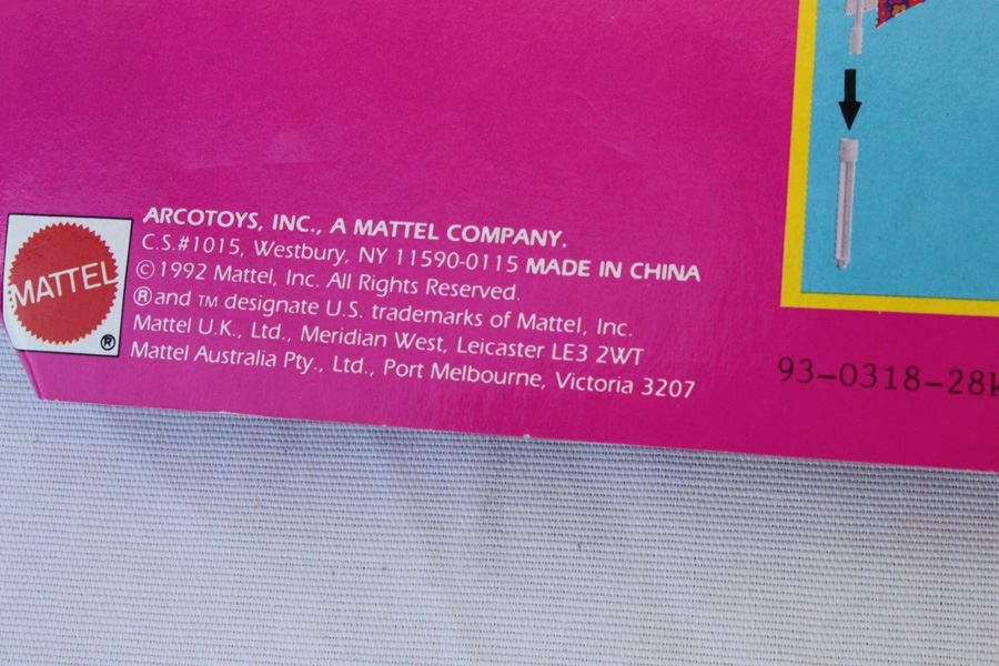 Barbie Sets Mattel On Card Surf Set, Picnic Set, Musical Instruments, Grocery Set, Excercise Set, Classroom Set 1992 [Photo 8]