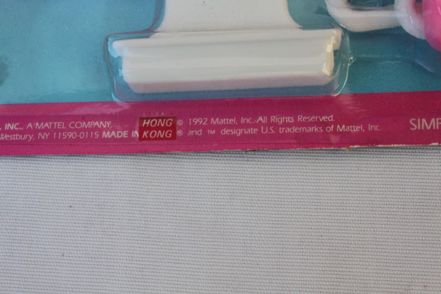 Barbie Sets Mattel On Card Surf Set, Picnic Set, Musical Instruments, Grocery Set, Excercise Set, Classroom Set 1992 [Photo 16]