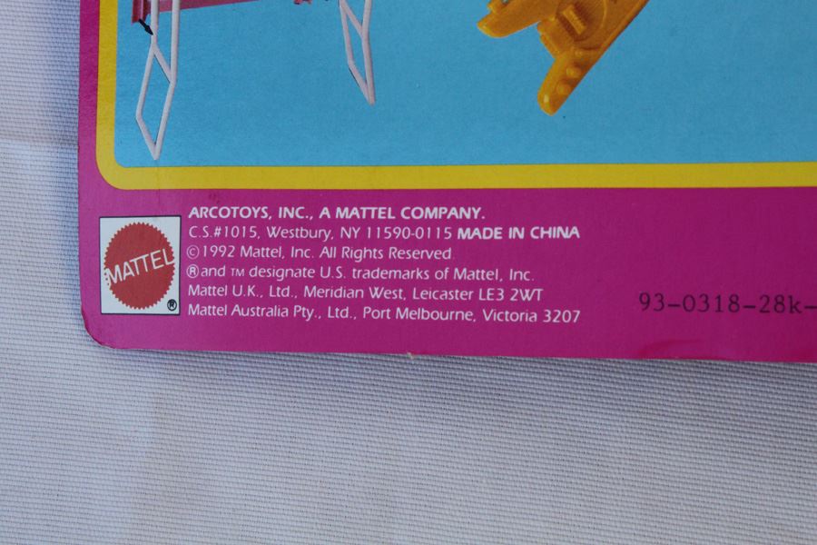 Barbie Sets Mattel On Card Surf Set, Picnic Set, Musical Instruments, Grocery Set, Excercise Set, Classroom Set 1992 [Photo 13]