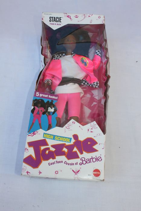 High School Jazzie Cool Teen Cousin Of Barbie Stacie Mattel New In Box 1988 [Photo 2]