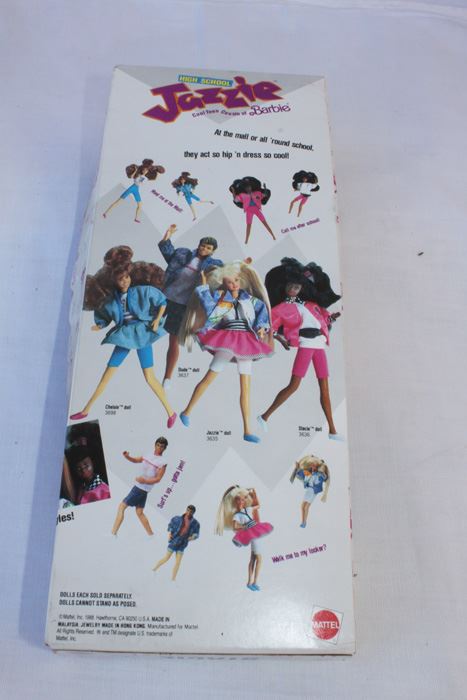 High School Jazzie Cool Teen Cousin Of Barbie Stacie Mattel New In Box 1988 [Photo 6]