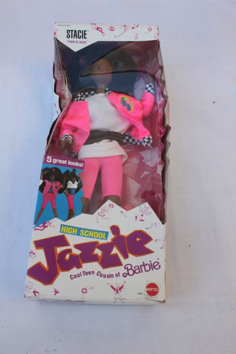 High School Jazzie Cool Teen Cousin Of Barbie Stacie Mattel New In Box 1988 [Photo 1]