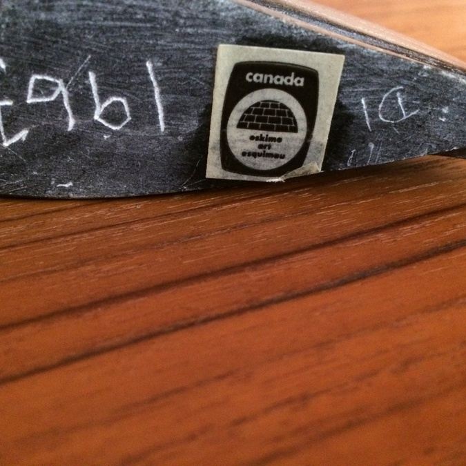 Canada Eskimo Art Esquimau Bird Stone Carving [Photo 3]