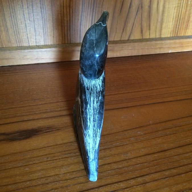 Canada Eskimo Art Esquimau Bird Stone Carving [Photo 6]