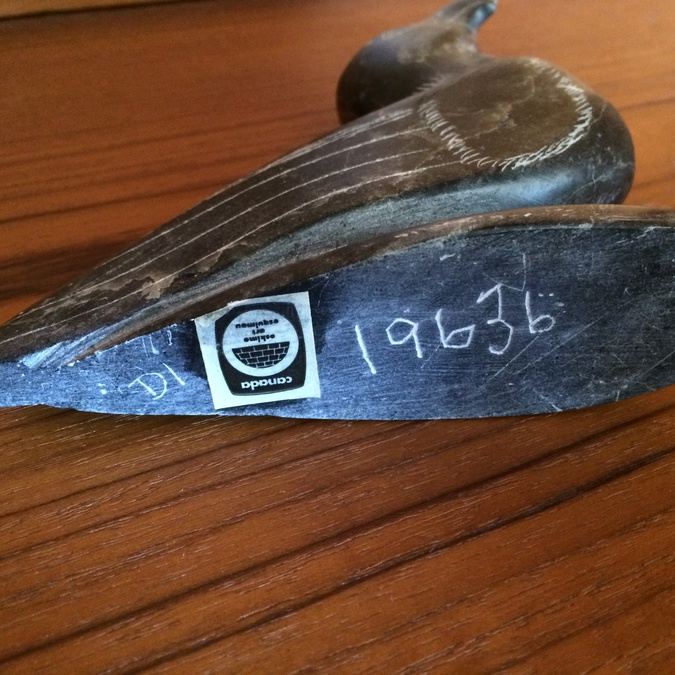 Canada Eskimo Art Esquimau Bird Stone Carving [Photo 7]