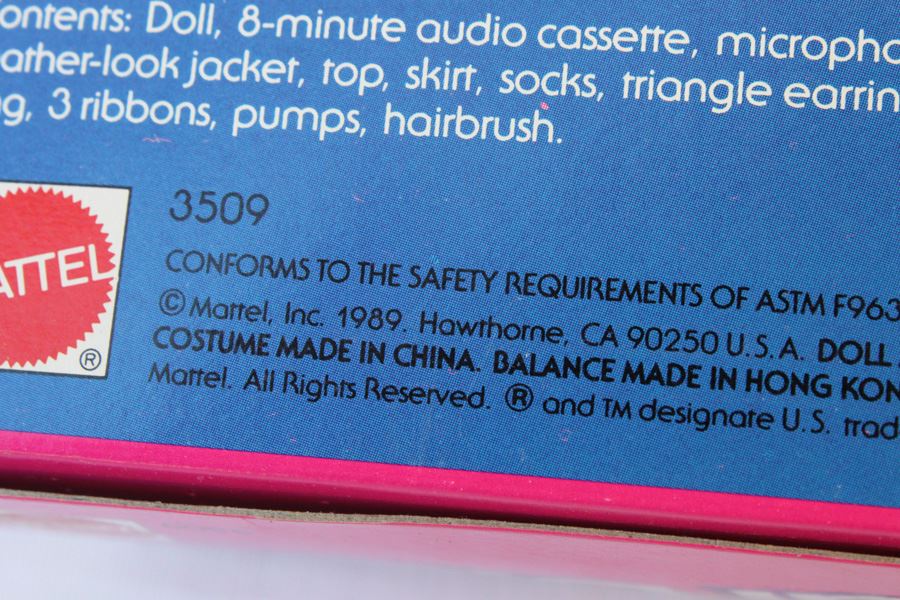 Barbie Dance Club Barbie Mattel New In Box 1989 [Photo 4]