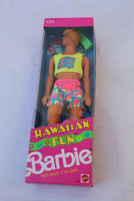 Hawaiian Fun Barbie Ken Mattel New In Box 1990 [Photo 1]
