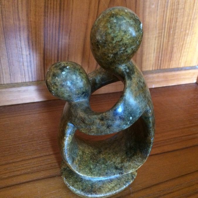 Mother and Child Marble Sculpture