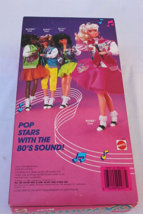Barbie Sensations Becky Mattel New In Box 1987 [Photo 3]
