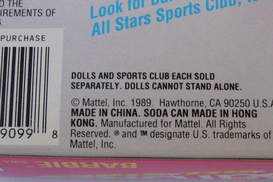 Barbie And The All Stars Barbie Mattel New In Box 1989 [Photo 4]