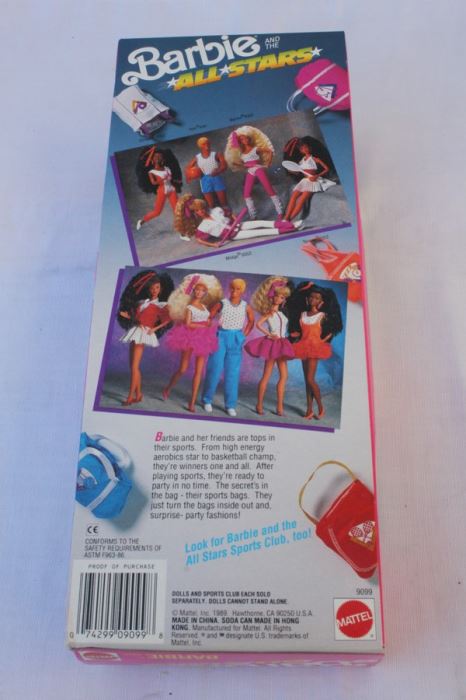 Barbie And The All Stars Barbie Mattel New In Box 1989 [Photo 3]