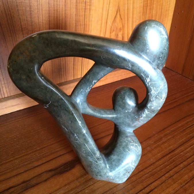 Mother and Child Marble Sculpture [Photo 3]