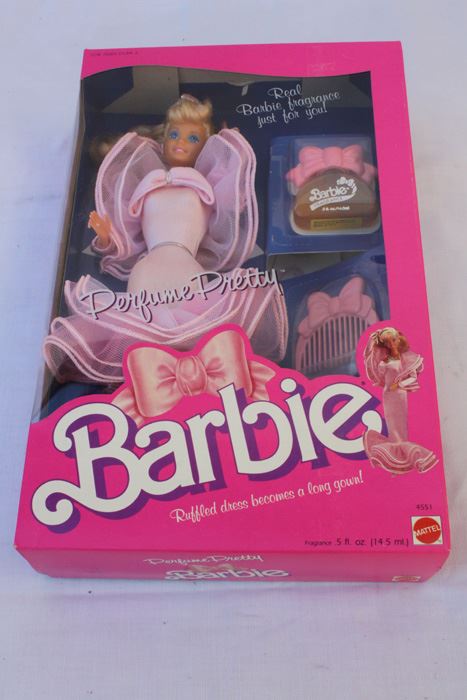 Perfume Pretty Barbie Mattel New In Box 1987