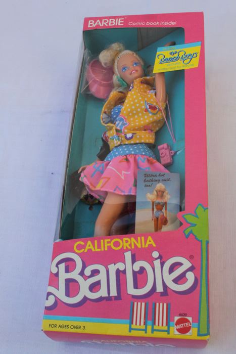 California Barbie Barbie The Beach Boys Mattel New In Box With Comic ...