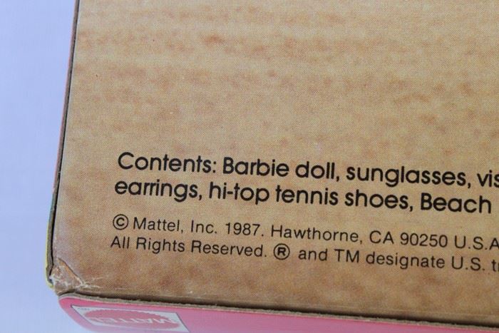 California Barbie Barbie The Beach Boys Mattel New In Box With Comic Book 1987 [Photo 4]