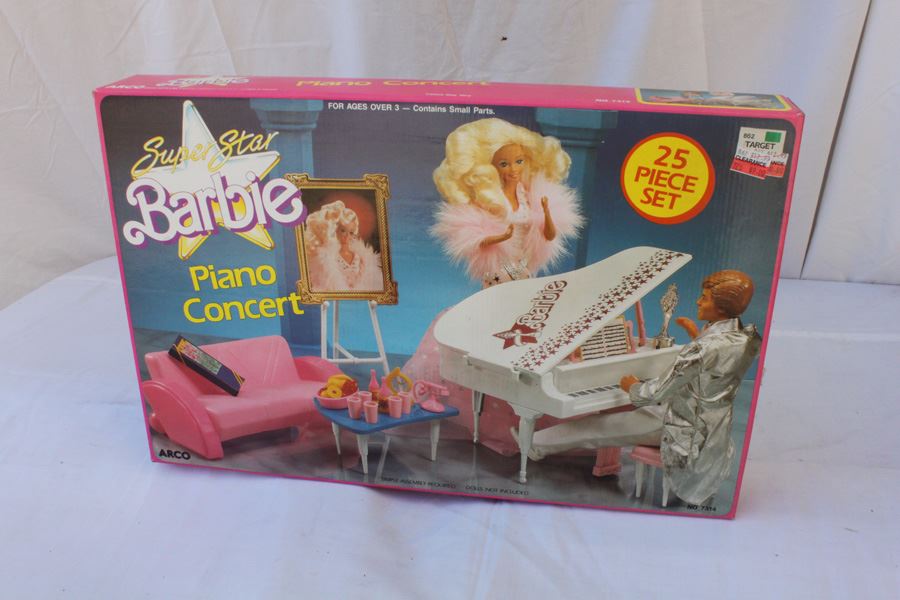 barbie piano toy