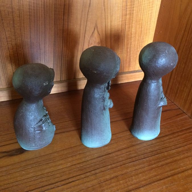(3) Pottery Figures [Photo 8]