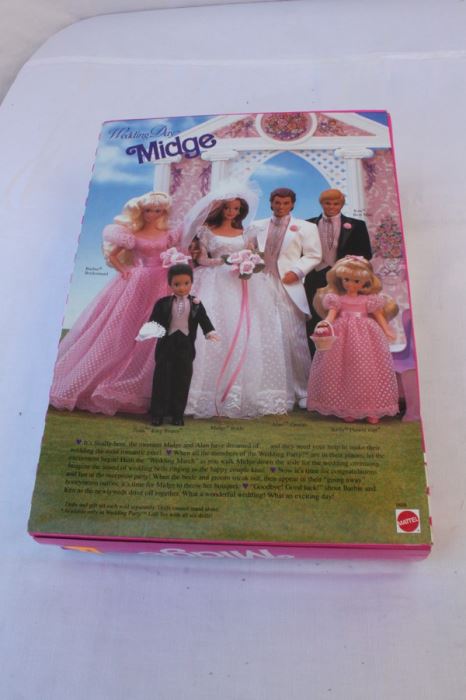 Wedding Day Midge Barbie Mattel New In Box 1990 [Photo 3]