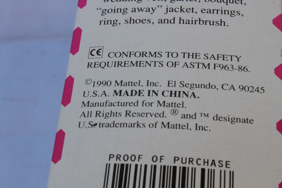 Wedding Day Midge Barbie Mattel New In Box 1990 [Photo 4]