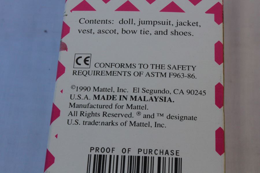 Wedding Day Alan Doll Mattel New In Box 1990 [Photo 4]