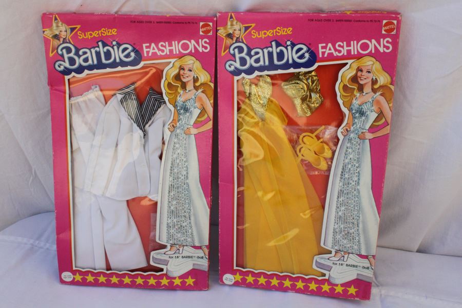 Tegenwerken ademen Raad Super Size Barbie Fashions Mattel New In Box 1977